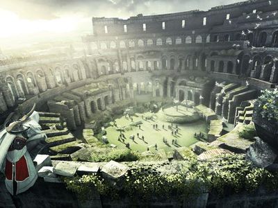 Where does Ezio hide his Apple of Eden?