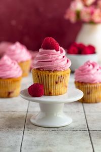 Which dessert is known for its light, airy texture and often flavored with vanilla or chocolate?