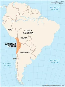The Atacama Desert is located in which continent?