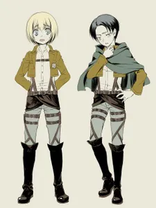 Esay question: Who is taller Armin or Levi?