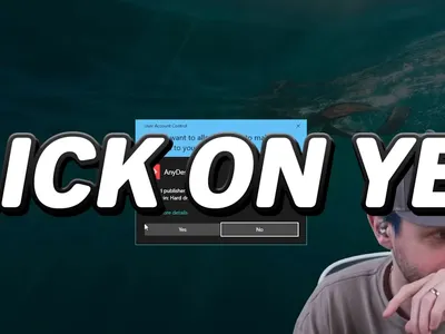Copy and paste: YES! YES! CLICK ON YES!