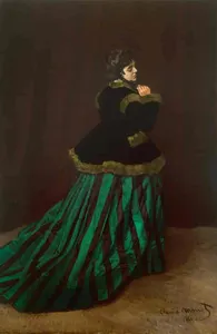 Which impressionist is most popular for his series of portraits of Camille Doncieux in the 1850s?