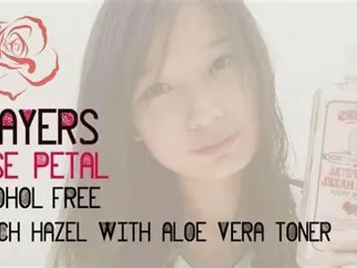 Which celebrity uses witch hazel as a toner?