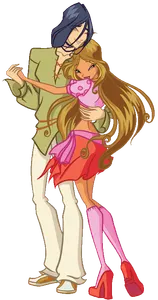 Flora's boyfriend's name is______