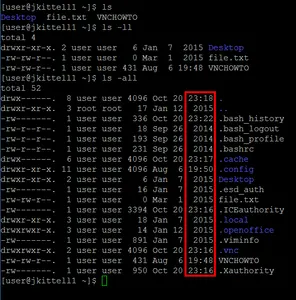 Which command lists files and directories in Unix?