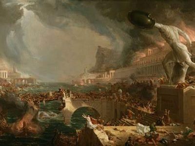 What year did the Western Roman Empire collapse?