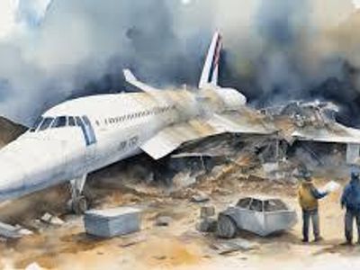 Which flight met with disaster at Paris Charles de Gaulle Airport in 2000?