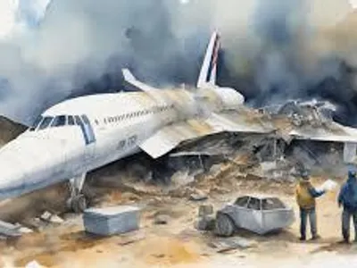 Which flight met with disaster at Paris Charles de Gaulle Airport in 2000?