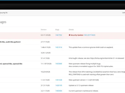 Which package management system does Ubuntu use?
