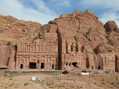 The cultural landscape of Petra is located in which country?