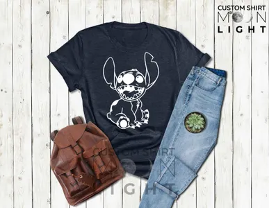 Which movie follows the journey of a young girl and a blue alien named Stitch?