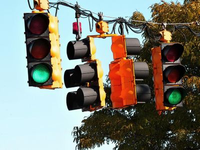 Which driving environment is more likely to have traffic lights?