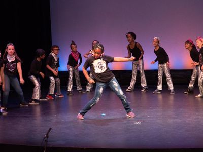 What is the term for a collective of street dancers who perform choreographed routines?