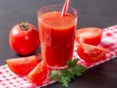 What is the main ingredient in tomato juice?