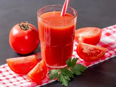 What is the main ingredient in tomato juice?