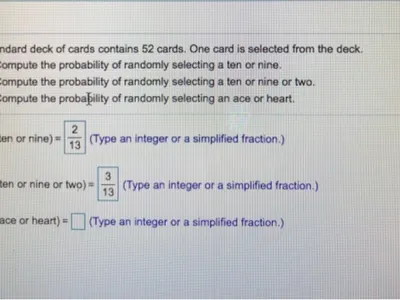 If you pick a card at random from a deck of playing cards, what is the probability it is a face card?