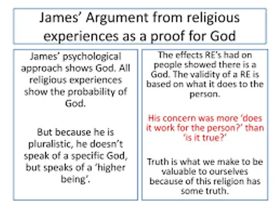 The argument from religious experience suggests that: