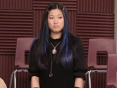 Tina faking her stutter and being goth, and then quitting both