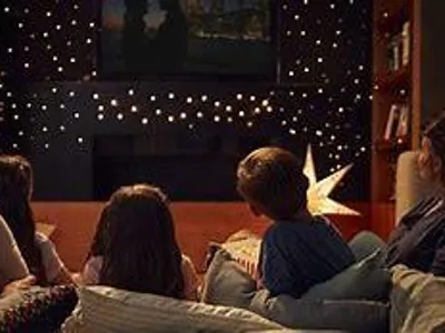 have a movie marathon night with your family