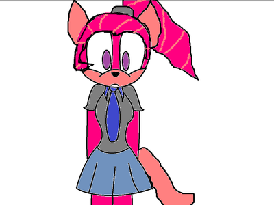 Mary- Ann the fox, cat Mary- Ann the fox, cat