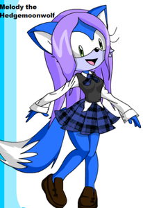 Melody the HedgeMoonwolf(made by FandomLover) Melody the HedgeMoonwolf(made by FandomLover)