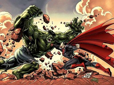 Superman Faces The Hulk Superman Faces The Hulk