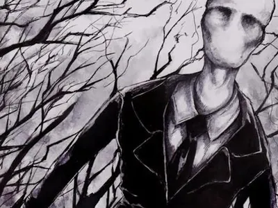 Slender was he~ Slender was he~