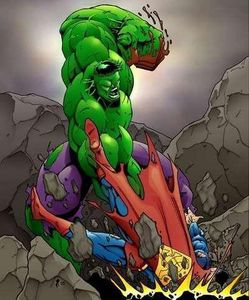 Hulk Defeats Superman Hulk Defeats Superman