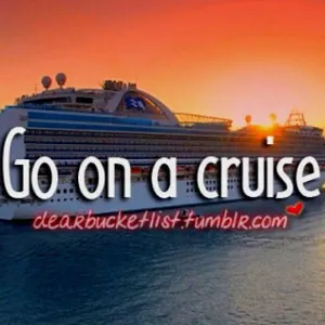 Go on a cruise!