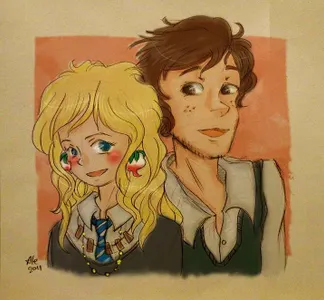 You only love once (A one chapter Neville/Luna headcannon)