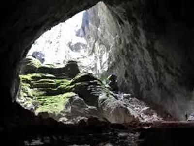 the cave opening the cave opening