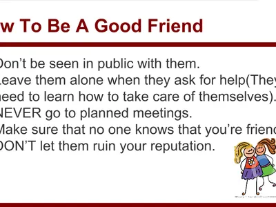 How To Be A Good Friend How To Be A Good Friend