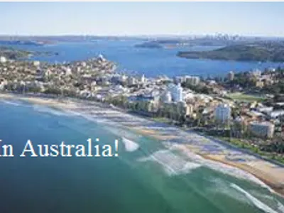 In Australia! In Australia!