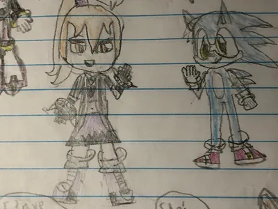 Sarah meets Sonic ( This has Sarah’s old design, XD ) Sarah meets Sonic ( This has Sarah’s old design, XD )