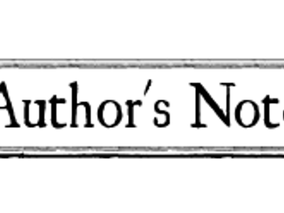 A word from the Author A word from the Author