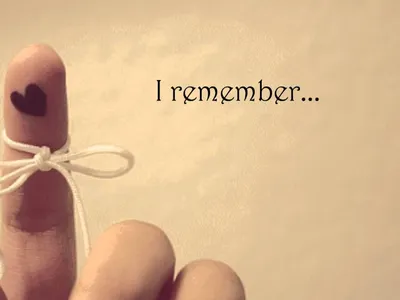 I Remember... I Remember...
