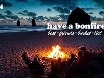 Have A Bonfire Near the Beach