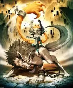 Wolf Link, Midna and Zelda. Wolf Link, Midna and Zelda.