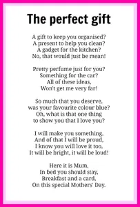 The Perfect Gift (A gift for Mother's Day) The Perfect Gift (A gift for Mother's Day)