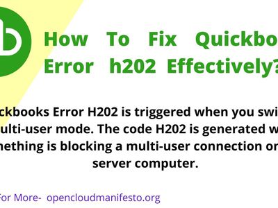 Quickboks Error H202 Quickboks Error H202