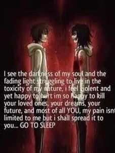 Go To Sleep (A Jeff the killer poem) Go To Sleep (A Jeff the killer poem)