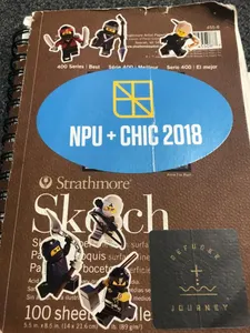 my cursed sketchbook cover