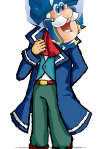 lineneck is captiN crunch.