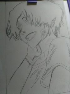 I drew yoonbum im gonna color it with watercolors tomorrow