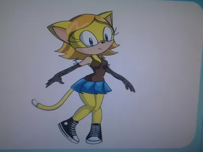Trinity the Cat Trinity the Fox's original design.