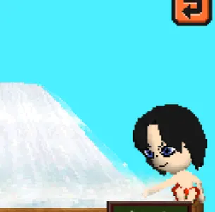 he's playing with the water