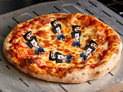 Beef pizza