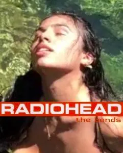Matilde Marroni as the Bends album cover from Radiohead.