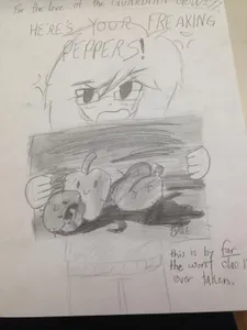 The teacher of my crappy art class of gonna hate me. ???