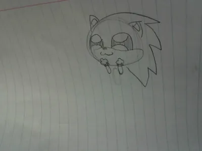 SONIC KAWAII!(i drew this)